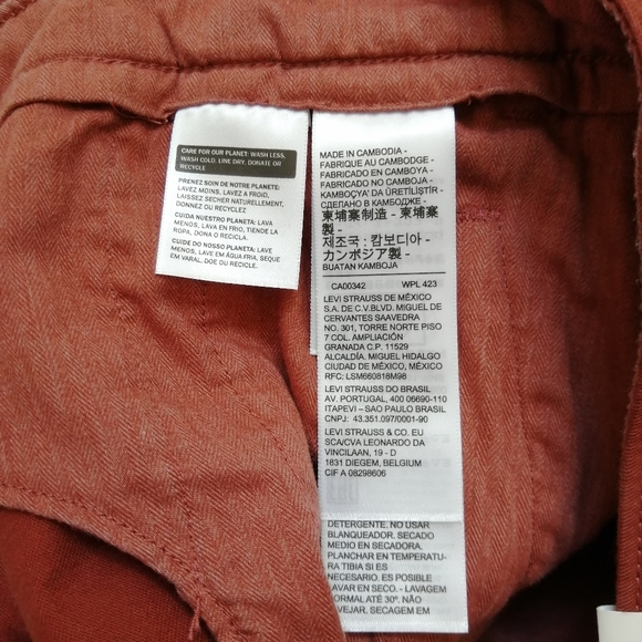 Levi's XX Chino Standard Taper 29x30 NWT - Picture 11 of 12